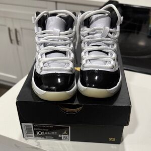 Jordan Kids Black and White Sneakers